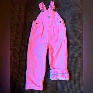 Carhartt Girls’ Canvas Bib Overall - Size 3T